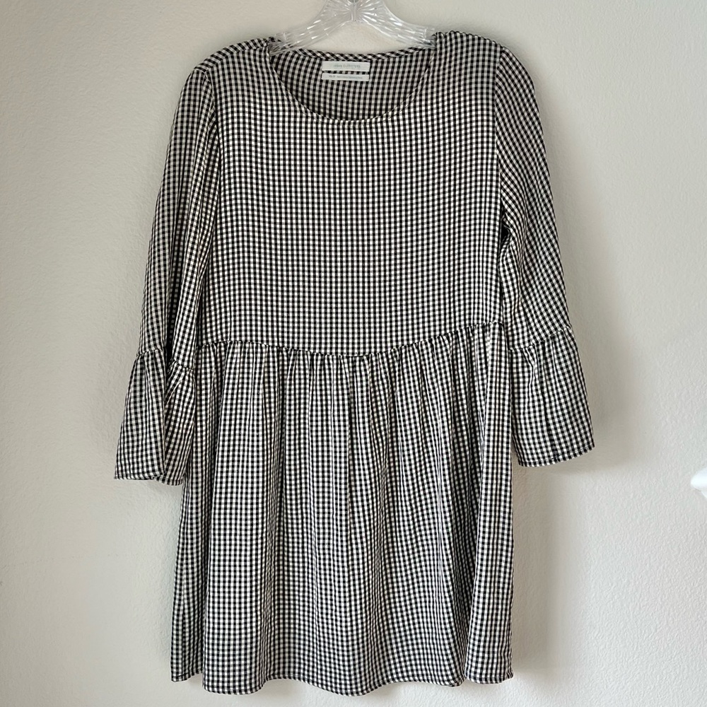 Gingham Babydoll Dress - Urban Outfitters